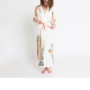 KIM+ONO silk robe (one size)